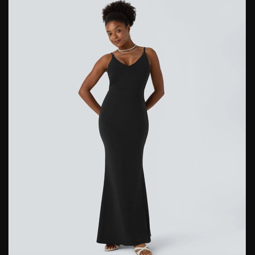 Halara SoftlyZero™ Airy Maxi Mermaid Slip Cool Touch Dress-UPF50+